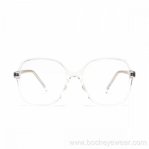 Custom Logo Eyewear Square Anti Blue Light Blocking Glasses